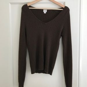 TSE Brown Cashmere Sweater